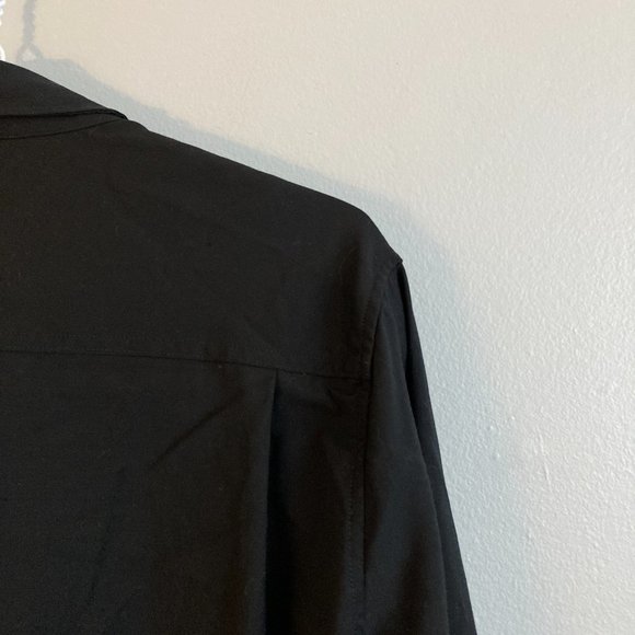 Icebreaker Men’s Button Up Shirt Merino Wool Black Size Large - Picture 8 of 8